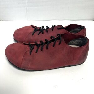 OTZ Shoes Men Burgundy Red Leather Low Top Sneakers CorkLite Comfort EU 43 Us 10